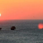 Sunrise over Malaga waters
